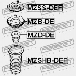 ELSŐ LENGÉSCSILLAPÍTÓ BURKOLAT MAZDA 2 DE 2007-2010 EU D651-34-012