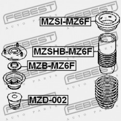 ELSŐ LENGÉSCSILLAPÍTÓ BURKOLAT MAZDA 6 WAGON GY 2002-2005 EU GJ6A-34-015A
