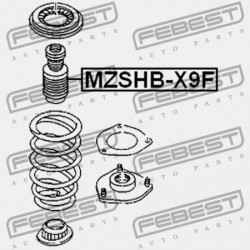 ELÜLSŐ LENGÉSCSILLAPÍTÓ BURKOLAT MAZDA MILLENIA TA 1995-2002 USA T001-34-111