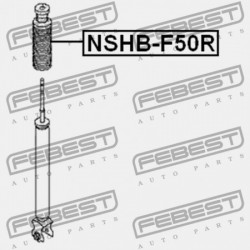 HÁTSÓ LENGÉSCSILLAPÍTÓ BURKOLATÁNAK KIVÉTELE 55240-AG000