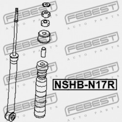 HÁTSÓ LENGÉSCSILLAPÍTÓ BURKOLAT NISSAN MICRA IND MAKE K13K 2010.05-2015.10 GR 55240-1HA0B