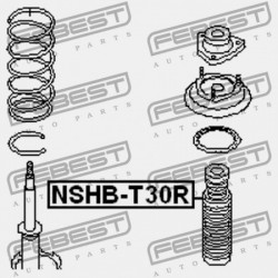 HÁTSÓ LENGÉSCSILLAPÍTÓ BURKOLAT NISSAN X-TRAIL T30 2004.03-2006.12 CA 55240-8H500