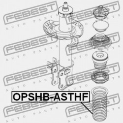 ELSŐ LENGÉSCSILLAPÍTÓ BURKOLAT OPEL ASTRA H 2004-2010 0344435
