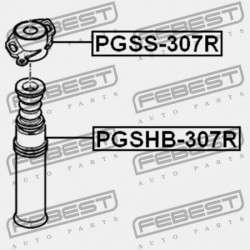 HÁTSÓ LENGÉSCSILLAPÍTÓ BURKOLAT CITROEN C4 2004-2011 5254.42