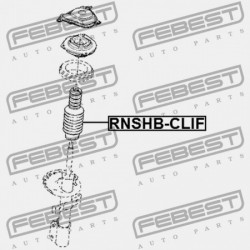 ELSŐ LENGÉSCSILLAPÍTÓ BURKOLAT/LÖKHÁRÍTÓ RENAULT CLIO III 2005-2012 8200127285