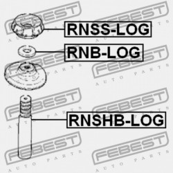 ELSŐ LENGÉSCSILLAPÍTÓ BURKOLAT RENAULT LOGAN 2005-2013 6001548402