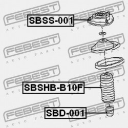 ELSŐ LENGÉSCSILLAPÍTÓ VISSZARUGÓZÁS SUBARU IMPREZA G11 2000.02-2007.04 JP 20321-AA201