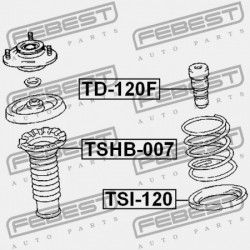 ELSŐ LENGÉSCSILLAPÍTÓ LENGÉSCSILLAPÍTÓ VISSZAPATTANÁS TOYOTA COROLLA/FIELDER CE121,NZE12,ZZE12 2000.08-2006.09 JP 48331-12210