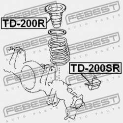 HÁTSÓ LENGÉSCSILLAPÍTÓ VISSZAPATTANÁS TOYOTA LAND CRUISER URJ202,UZJ200,VDJ200 2007.09- EU 48302-60090
