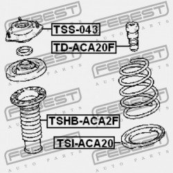 ELSŐ LENGÉSCSILLAPÍTÓ VISSZARUGÓZÁS TOYOTA RAV4 ACA2 2000.08-2005.11 EU 48331-42020