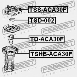 ELSŐ LENGÉSCSILLAPÍTÓ VISSZARUGÓZÁS TOYOTA RAV4 ACA3,ALA3,GSA33,ZSA3 2005.11-2012.12 GR 48331-42040