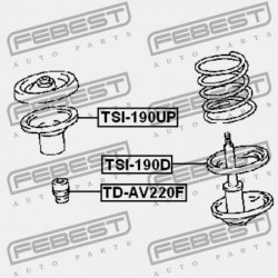 ELSŐ LENGÉSCSILLAPÍTÓ VISSZARUGÓZÁS TOYOTA AVENSIS AT22,AZT220,CDT220,CT220,ST220,ZZT22 1997.10- 48331-05030