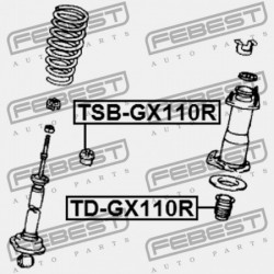 HÁTSÓ LENGÉSCSILLAPÍTÓ VISSZARUGÓZÁS TOYOTA KORONA/KORONA MAJESTA GS171,JKS175,JZS17,UZS17 1999.09- 48341-30100