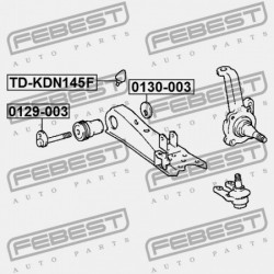 ELSŐ LENGÉSCSILLAPÍTÓ LENGÉSCSILLAPÍTÓ VISSZARUGÓZÁS TOYOTA HIACE FURGON,COMMUTER LH1,RZH10,11,125,135,15 1989.08-20 48332-35020