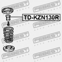 HÁTSÓ LENGÉSCSILLAPÍTÓ VISSZARUGÓZÁS TOYOTA HILUX KZN130,LN8,10,112,13,VZN130,YN8,10,130 1988.09- 48306-35140