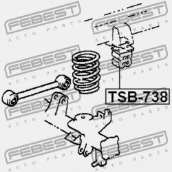 HÁTSÓ RUGÓ VISSZARUGÓZÁS TOYOTA LAND CRUISER PRADO KDJ9,KZJ9,RZJ9,VZJ9 1996.04-2002.1 48306-35180