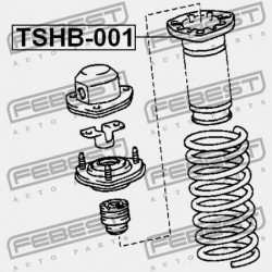 HÁTSÓ LENGÉSCSILLAPÍTÓ BURKOLAT TOYOTA CRESTA GX90,JZX9,LX90,SX90 1992.10-1996.09 JP 48257-22070