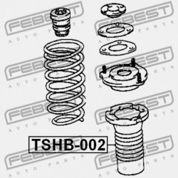 ELSŐ LENGÉSCSILLAPÍTÓ BURKOLAT TOYOTA CRESTA GX90,JZX9,LX90,SX90 1992.10-1996.09 JP 48157-22040