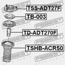ELSŐ LENGÉSCSILLAPÍTÓ BURKOLAT TOYOTA RAV4 ACA3,ALA3,GSA33,ZSA3 2005.11-2012.12 GR 48157-42020