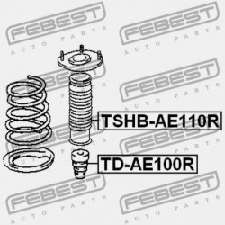 HÁTSÓ LENGÉSCSILLAPÍTÓ BURKOLAT TOYOTA COROLLA SED/CP/WG AE10,CE100,EE10 1991.08-2001.11 GR 48559-12090