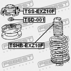 ELSŐ LENGÉSCSILLAPÍTÓ BURKOLAT TOYOTA COROLLA SED/CP/WG AE10,CE100,EE10 1991.08-2001.11 GR 48331-12140