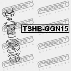 ELSŐ LENGÉSCSILLAPÍTÓ BURKOLAT TOYOTA HILUX GGN15,25,35,KUN1,2,3,LAN15,25,35,TGN1,26,36 200 48157-0K010