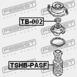 ELSŐ LENGÉSCSILLAPÍTÓ BURKOLAT TOYOTA PASSO KGC1,QNC10 2004.05-2010.02 JP 48331-B1010
