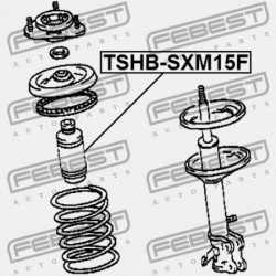 ELSŐ LENGÉSCSILLAPÍTÓ BURKOLAT TOYOTA COROLLA SPACIO AE11 1997.01-2001.05 JP 48304-44010