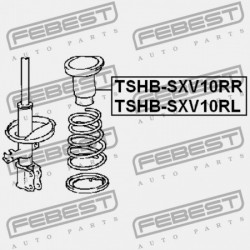 JOBB HÁTSÓ LENGÉSCSILLAPÍTÓ BURKOLAT TOYOTA CAMRY (JPP/SED) SXV1,VCV10,MCV10 1992.08-2001.04 GR 48257-32060