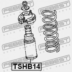 UNIVERZÁLIS LENGÉSCSILLAPÍTÓ BURKOLAT VISSZARUGÓZÁSSAL NISSAN ALMERA UK MÁRKA N16E 2000.02-2006.11 EL 54055-90J13