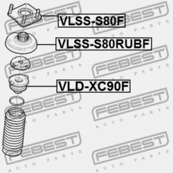 ELSŐ LENGÉSCSILLAPÍTÓ VISSZARUGÓZÁS VOLVO XC90 2003- 31277953