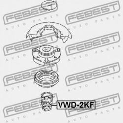 LENGÉSCSILLAPÍTÓ ELSŐ LENGÉSCSILLAPÍTÓ AUDI A3/S3/SPORTB./LIM./QU 2004-2013 RDW 1K0412303AA