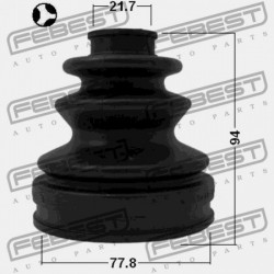 BELSŐ CSUKLÓVÉDŐ TOYOTA COROLLA SED/CP/WG AE10,CE100,EE10 1991.08-2001.11 GR 04438-12301