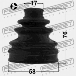 TOYOTA RAV4 BELSŐ CSUKLÓVÉDŐ ACA3,ALA3,GSA33,ZSA3 2005.11-2012.12 GR 04439-12020