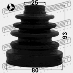 TOYOTA AVENSIS AZT25 BELSŐ CSUKLÓVÉDŐ 2003.07-2008.11 JP 04438-05250