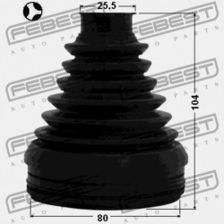 BELSŐ CSUKLÓVÉDŐ TOYOTA WISH ZGE2 2009.09- GR 43410-47030