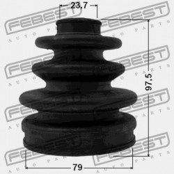 KÜLSŐ CSUKLÓVÉDŐ TOYOTA COROLLA SED/CP/WG AE10,CE100,EE10 1991.08-2001.11 GR 04438-12301