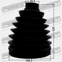 TOYOTA HILUX KÜLSŐ CSUKLÓVÉDŐ GGN15,25,35,KUN1,2,3,LAN15,25,35,TGN1,26,36 200 04427-0K020