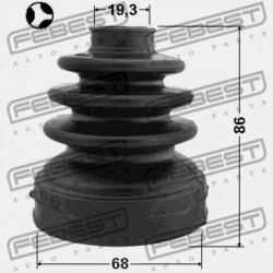 BELSŐ CSUKLÓVÉDŐ NISSAN ALMERA UK MÁRKA N16E 2000.02-2006.11 EL 39741-AY128