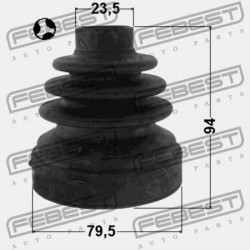 NISSAN TIIDA JPN MÁRKA C11 BELSŐ CSUKLÓBURKOLAT 2005.08-2012.06 GL 39741-EN025