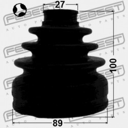 MITSUBISHI OUTLANDER CW0 BELSŐ CSUKLÓVÉDŐ 2006.11-2012.06 EUR/MMC-PROD. 3817A125