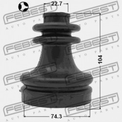 MITSUBISHI CARISMA DA1-6A BELSŐ CSUKLÓVÉDŐ 1995.05-2003.12 EUR/NEDCAR MR911572