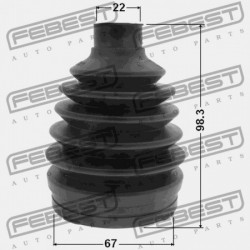 MITSUBISHI OUTLANDER CW0 KÜLSŐ CSUKLÓBURKOLAT 2006.11-2012.06 EUR/MMC-PROD. 3715A031