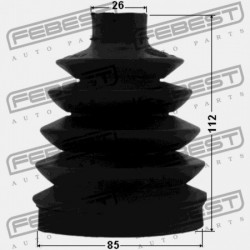 KÜLSŐ CSUKLÓVÉDŐ MITSUBISHI GALANT EA3,8A 1998.02-2003.07 MMNA/MMNA MR446051