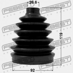 KÜLSŐ CSUKLÓVÉDŐ MITSUBISHI PAJERO/MONTEROLONG V70 2000.02-2006.12 G.EXP MR528639