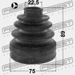 BELSŐ CSUKLÓVÉDŐ MAZDA PREMACY CW 2010-2010 JP FP10-22-620