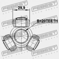 KERESZTTARTÓ MAZDA DEMIO DY 2002-2005 JP GG12-22-620