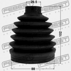 KÜLSŐ CSUKLÓVÉDŐ MAZDA BT-50 UN 2006-2008 EU PP04-25-60X