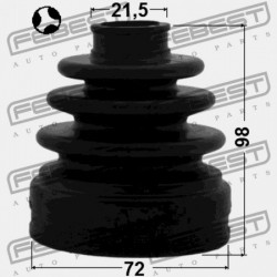 HYUNDAI ACCENT 11 (2011-2014) HMA BELSŐ CSUKLÓVÉDŐ 49543-1R001