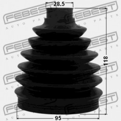 KÜLSŐ CSUKLÓVÉDŐ HYUNDAI SANTA FE 10 (2010-) GEN 49500-2P200